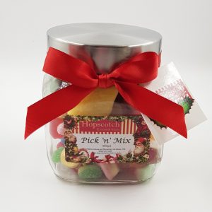 Christmas Pick 'n' Mix Glass Jar - 400g